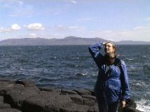 Sue - on Staffa