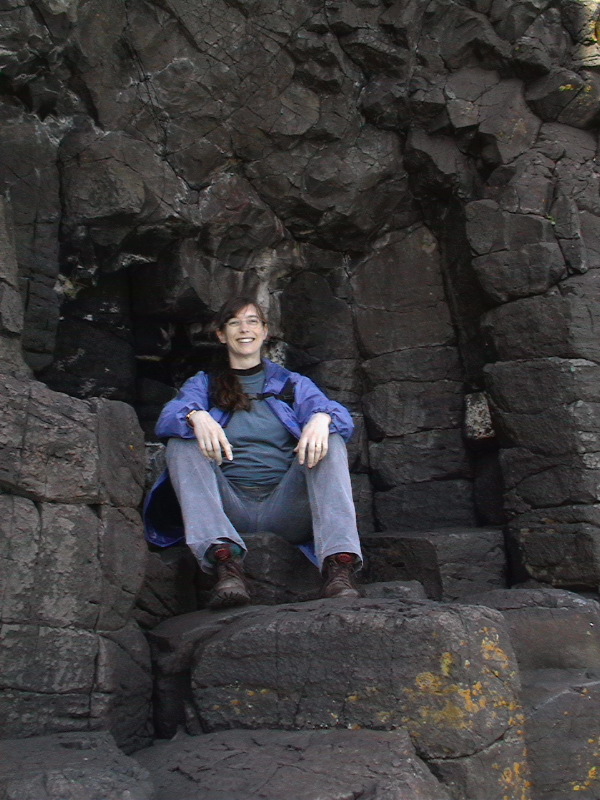 Sue in "Fingal's (wishing) Chair"