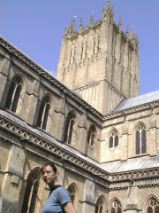 Sue at St Mary's in Wells