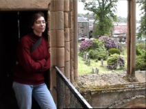 Sue at Jedburgh Abbey