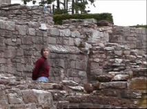 Sue at Jedburgh Abbey 2