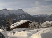 Sun on the alps