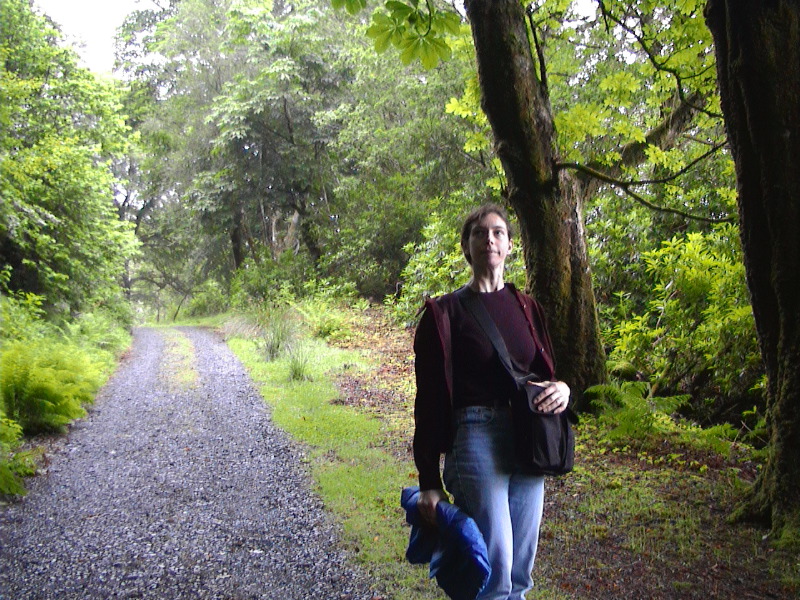 Sue - Walk near Torosay Castle, Mull
