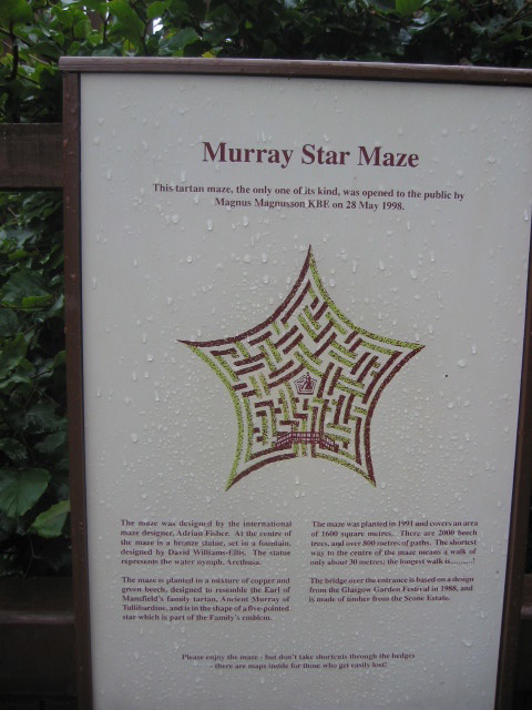 Scone Palace Maze 3