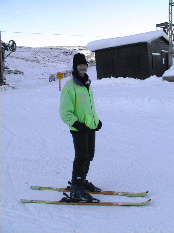 Sue at Glenshee