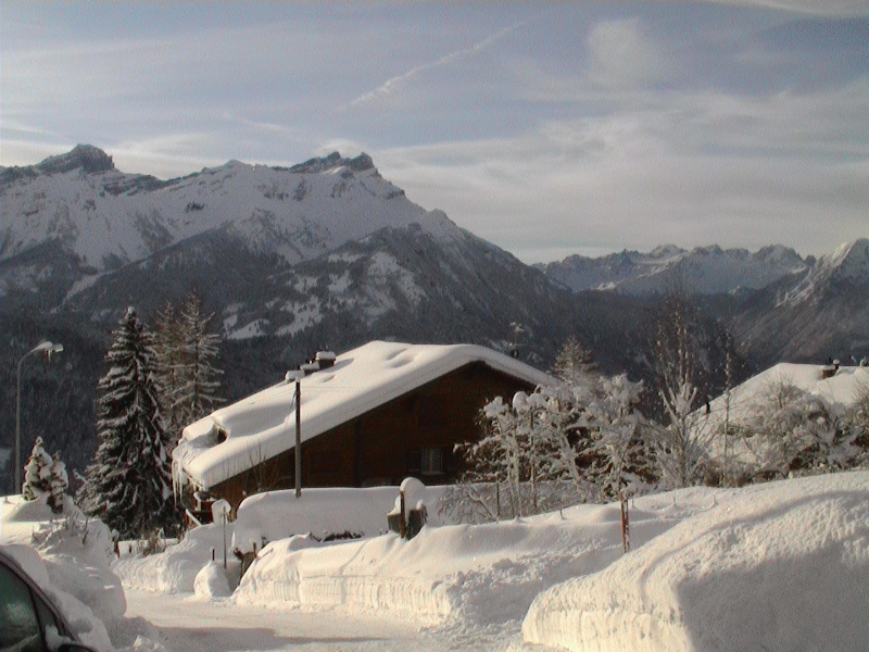 Sun on the alps
