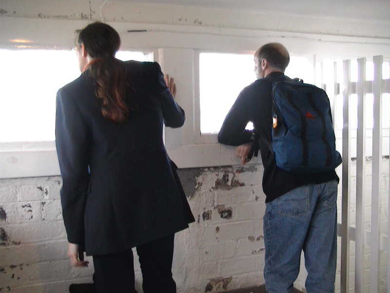 Q and Sue in Broughty Castle