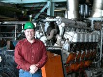 Ken & V12 - Loch Carnan Power Station